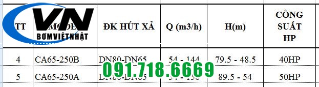 MÁY BƠM CHỮA CHÁY PENTAX ĐỘNG CƠ ĐIỆN MOTIVE CA65-250B 5