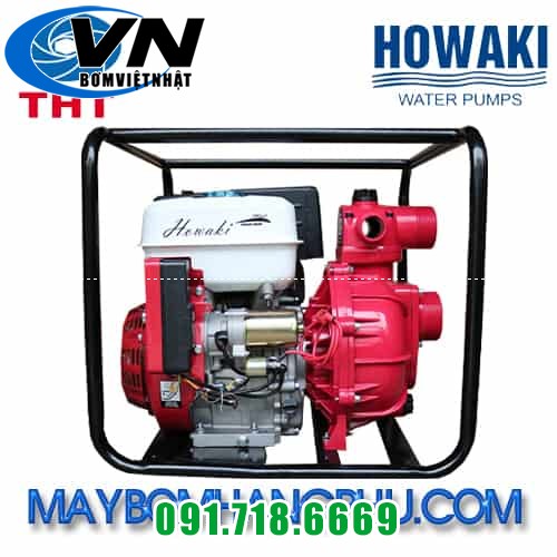 may bom nuoc dong co xang dau howaki hp30a