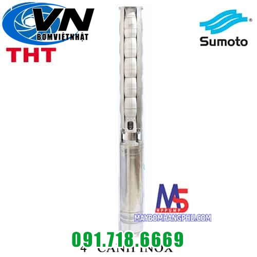 MÁY BƠM HỎA TIỄN 4 INCH SUMOTO 4SP8-12 (1 PHA - CÁNH INOX) 3