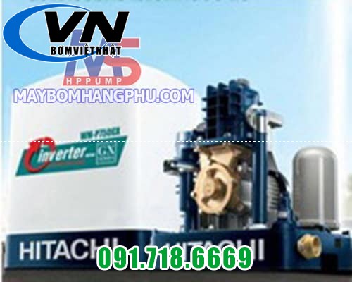 Bơm tự động vuông inverter Hitachi WM-P400GX-SPV-WH 400W