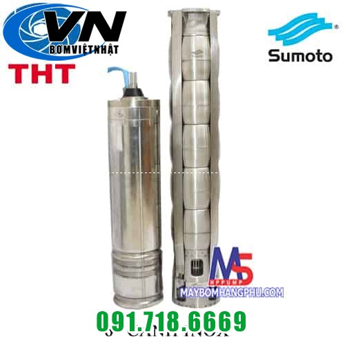 MÁY BƠM HỎA TIỄN 6 INCH SUMOTO 6SP60-8 (3 PHA - CÁNH INOX) 1