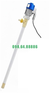 Máy bơm nhúng phuy trục dài inox 316 + PVDF JDT-PVDF